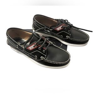 Prada Men's Lace-Up Leather boat shoe